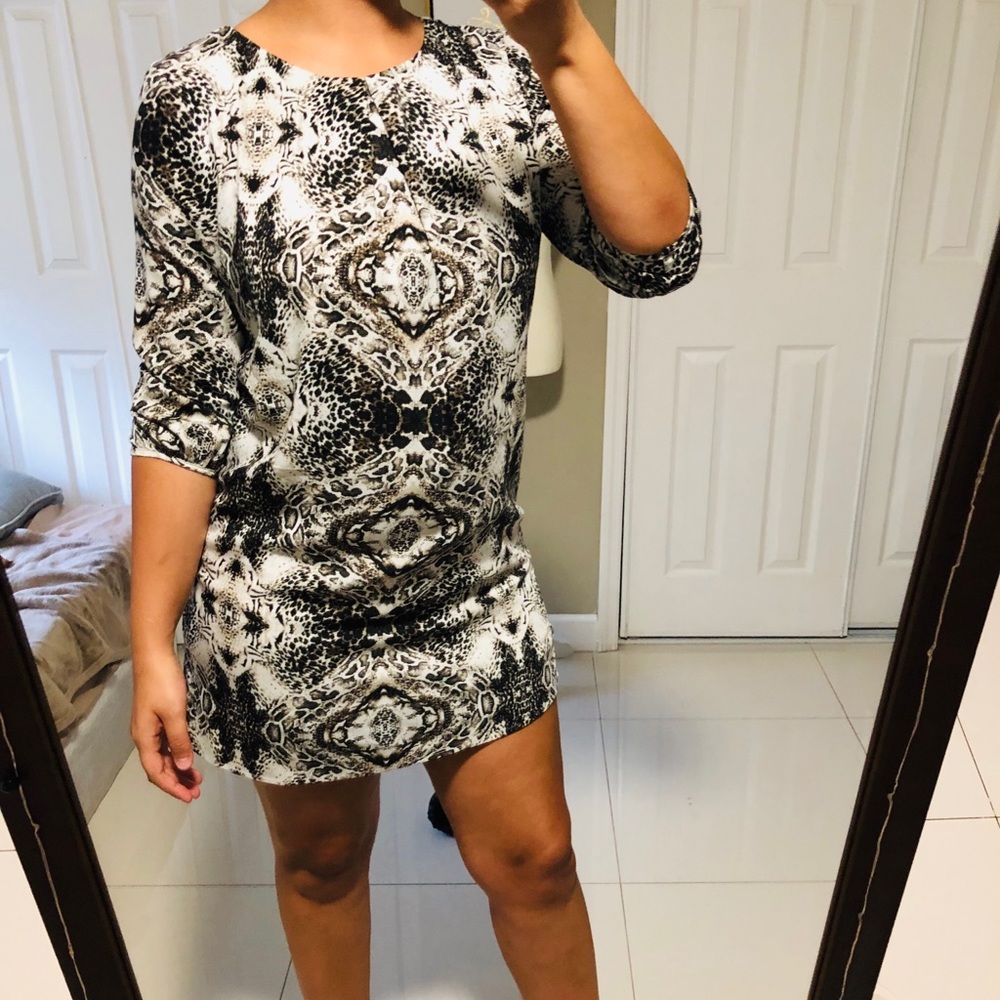 3/4 sleeves dress